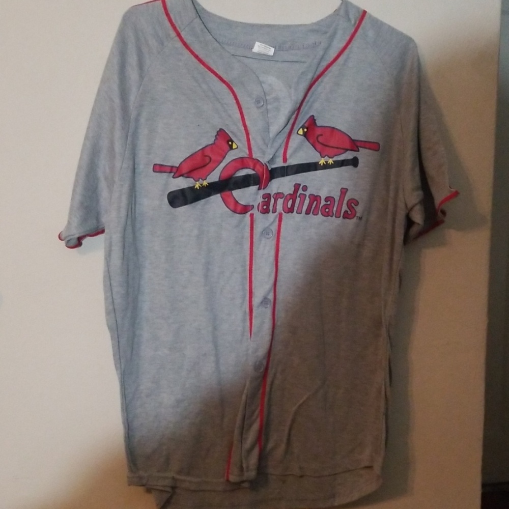 Cardinals Button Down